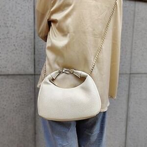 Chain Strap Hobo Bag Vegan Leather Top Handle Bag Fashion‎ Shoulder Bag